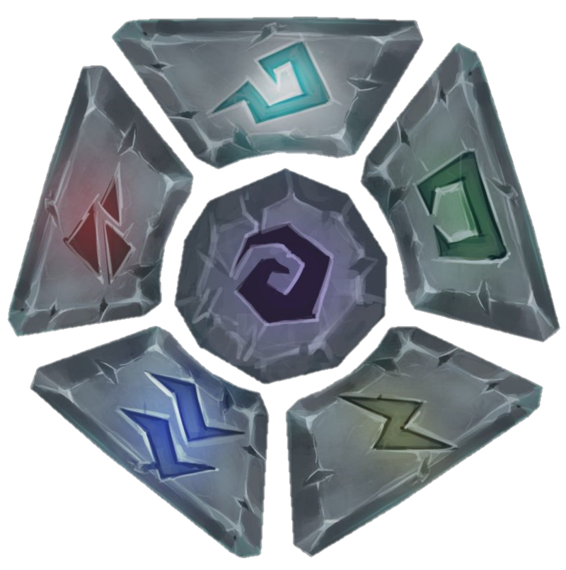 Elemental runes layout